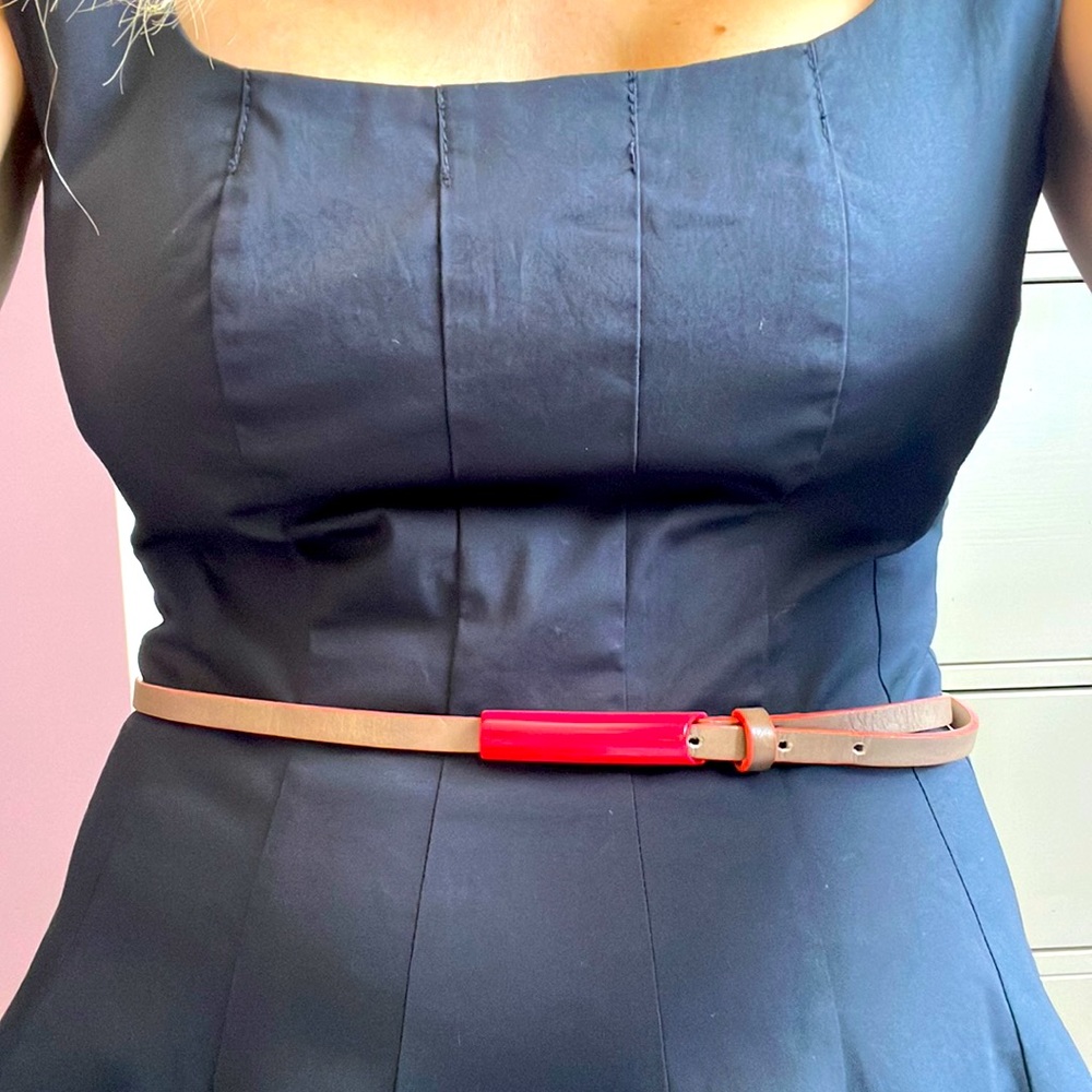 Leather belt